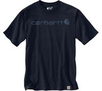 Carhartt Dearborn Relaxed Logo Maglietta, blu, taglia XL per maschi