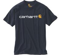 T-shirt Carhartt Core Logo manica corta blu bianco arancione - XXL