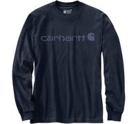 Carhartt Dearborn Relaxed Logo Maniche lunghe, Marina militare, Taglia 2XL