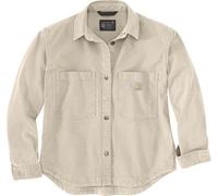 Carhartt Rugged Flex Loose Fit Heavyweight Duck Camicia da donna, beige, taglia L per donne