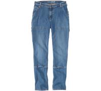 Carhartt Double Front Straight Jeans donna, blu, taglia M 32 per donne