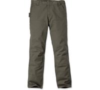 Carhartt Duck Double Front, pantaloni cargo W34/L30 male Grigio Scuro (217)