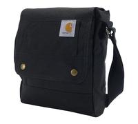 Carhartt, Durable, Adjustable Shoulder Bag With Flap Over Closure, Borsa tracolla, resistente, regolabile, con patta e chiusura a scatto Unisex-Adulto, Everyday Crossbody Snap (nero), Taglia unica