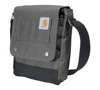 Carhartt, Durable, Adjustable Shoulder Bag With Flap Over Closure, Borsa tracolla, resistente, regolabile, con patta e chiusura a scatto Unisex-Adulto, Everyday Crossbody Snap (Gravel), Taglia unica