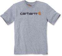 Carhartt EMEA Core Logo Workwear Short Sleeve Maglietta, Grigio chiaro, Taglia XL