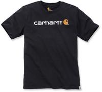 Carhartt EMEA Core Logo Workwear Short Sleeve Maglietta, nero, Taglia M