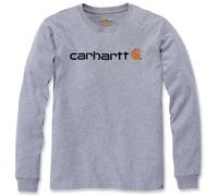 Carhartt Maglia manica lunga Workwear Signature Graphic - Grafica logo - Uomo Grigio chiaro M
