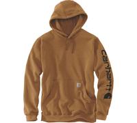 Carhartt Felpa con cappuccio con logo a maniche Carhartt® Marrone XS