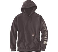 Carhartt Felpa con cappuccio K288 con logo vestibilità ampia peso medio Marrone scuro XL Uomo