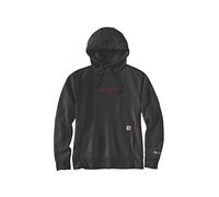 Carhartt Felpa con cappuccio da donna Force Relaxed Fit leggera, nero, X-Small