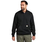 Carhartt Quarter-Zip Felpa, nero, taglia XL