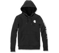 Carhartt Felpa da donna Clarksburg Pullover Felpa nera M