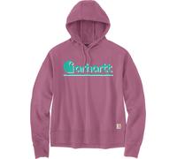 Carhartt Fiber Series, felpa con cappuccio donna L female Fucsia/Blu