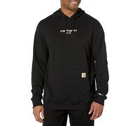 Carhartt Felpa da Uomo Force Relaxed Fit Lightweight con Logo Graphic, Nero, S