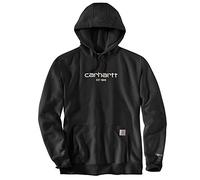 Carhartt Force Logo, felpa con cappuccio S male Nero (Blk)