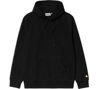 Carhartt - Felpa in cotone - Hooded Chase Sweat Black / Gold per Uomo - Taglia M - Nero