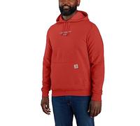 Carhartt Lightweight Logo Graphic Felpa, rosso, taglia S per maschi