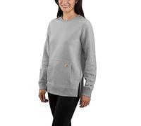 Carhartt Force Relaxed Fit Lightweight Felpa donna, grigio, taglia M per donne