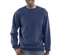 Carhartt Felpa girocollo Midweight, vestibilità ampia, media pesantezza, Uomo S, Blu scuro