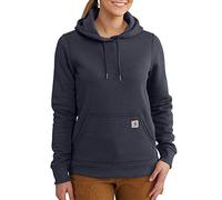 Carhartt, Felpa Relaxed Fit, media pesantezza Donna, Blu navy, XS