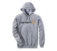 Carhartt Felpa Uomo Ampia vestibilità, peso medio, logo grafico, grigio melange XS