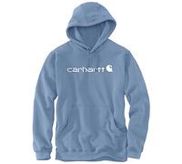 Carhartt Felpa Vestibilità Ampia, Media Pesantezza, Con Grafica Del Logo, Uomo, Blu (Skystone), M