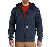 Carhartt, Felpa Wind Fighter®, Relaxed Fit, media pesantezza, Full-Zip Uomo, Blu navy, L