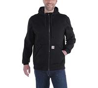 Carhartt Felpa con cappuccio e zip Wind Fighter Relaxed Fit media pesantezza Uomo Nero L