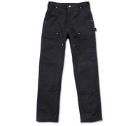 Carhartt Firm Duck Double-Front Work Dungaree Pantaloni, nero, Taglia 50