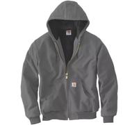 Carhartt Firm Duck Insulated Flannel-Lined Active Giacca in tessuto, grigio, Taglia L