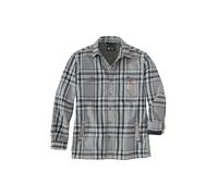 CARHARTT FLAN SHERPA LINED SHIRT JAC ASPHALT 105430 APH