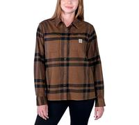 Carhartt Rugged Flex Flannel, camicia donna S female Marrone/Nero