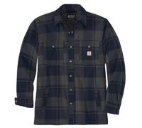 Carhartt Heavyweight Flannel Sherpa Camicia, blu, taglia S