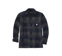 Carhartt Heavyweight Flannel Sherpa Camicia, blu, taglia S