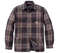 Carhartt - Flannel Sherpa-Lined Shirt Jacket - Giacca tempo libero XL grigio