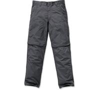 Carhartt Force Extremes Rugged Zip Off Pantaloni, grigio scuro, Taglia 40