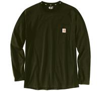 Carhartt Force Flex Pocket Camicia a maniche lunghe, verde, taglia L per maschi