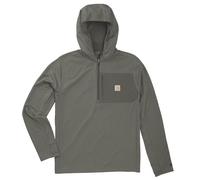 Carhartt Force Ironwood Relaxed Half-Zip Cappuccio con cappuccio, oliva/verde, Taglia S