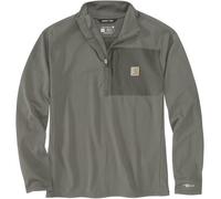 Carhartt Force Ironwood Relaxed Half-Zip Felpa a collo finto, taglia 2XL per maschi