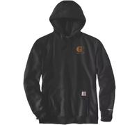Carhartt Signature Logo Felpa con cappuccio Relaxed Fit, nero, taglia S per maschi