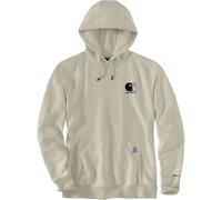Carhartt Force Logo Graphic, felpa con cappuccio S male Beige/Nero (Ec0)