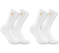 Carhartt Midweight Crew Calzini - Confezione da 2, bianco, taglia XL per maschi