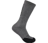 Carhartt Force Midweight Logo Crew Calzini (3 paia), grigio, Taglia L