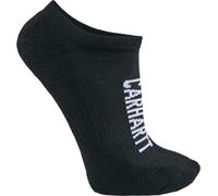 Carhartt Force Midweight Logo Low Cut Calzini (3 paia), nero, Taglia XL