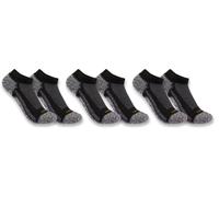 Carhartt Force Midweight Low Cut Calzini - Pacchetto da 3, nero, Taglia XL