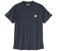 T-shirt Carhartt Force Pocket manica corta blu navy - L