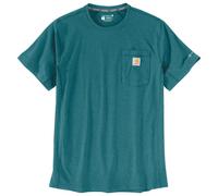 Carhartt - Force Pocket S/S T-Shirt - T-shirt S turchese