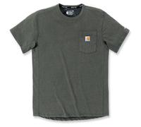 Carhartt Force Relaxed Fit Midweight Short Sleeve Pocket Maglietta, verde, taglia 2XL per maschi