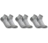Carhartt Force Quarter, calze 3-pack L male Grigio Chiaro
