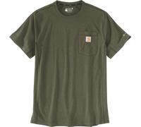 T-shirt Carhartt Force Pocket manica corta verde kaki - M